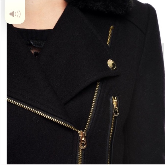 Juicy Couture Wool Melton Coat - Picture 3 of 15